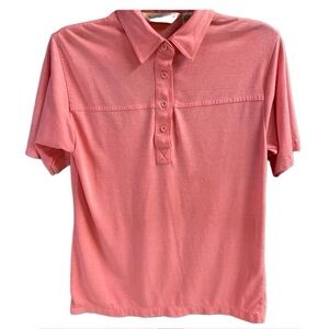 Palmland Club Ladies Golf Polo Top, Size Small, Coral